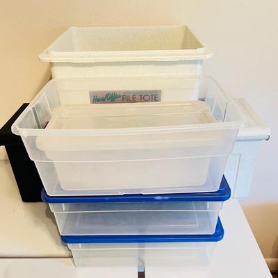 Plastic File Organizers and Containers  (DR-JM)