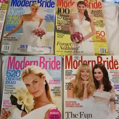 12 Bridal/Wedding Magazines, The Knot, Modern Bride