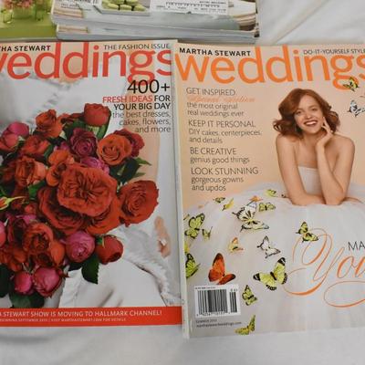 14 Bridal Magazines, Martha Stewart Weddings