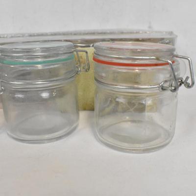 11 Spice Jars with Locking Lids