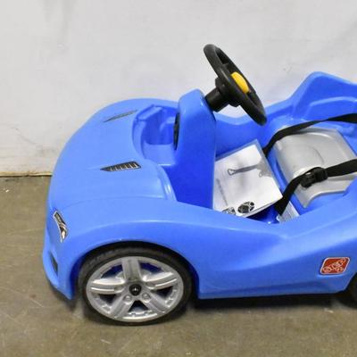Step2 Whisper Ride Cruiser Ride on, Blue, Missing Dashboard