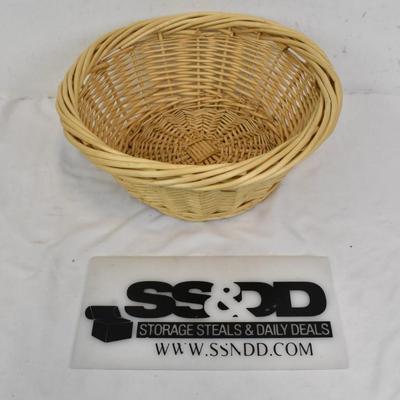 Small Wicker Basket, Round