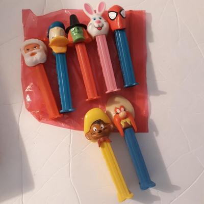 Vintage PEZ Lot- Looney Tunes, Santa Claus, Easter Bunny, Disney