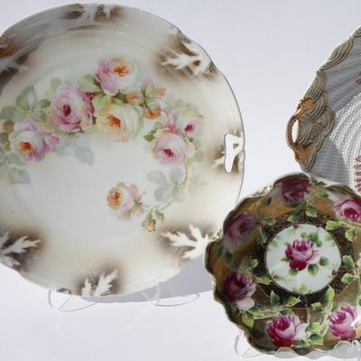 Lot of Antique (late 1800s to early 1900s) Decorative Dishes
