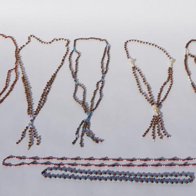 Lot of 6 Handmade Beaded Necklaces