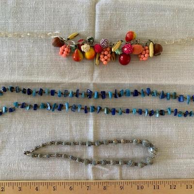 Lot of Vintage Novelty Necklaces