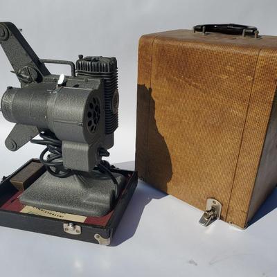 Mid-Century Keystone K-68 Film Projector and Case with Accessories