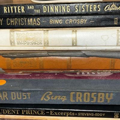 Several Sets of Vintage 78 Vinyl Records