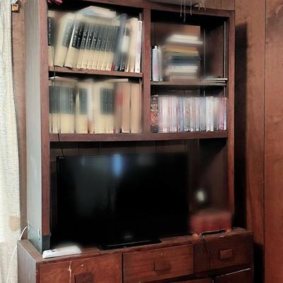Two MCM Style Cabinets and Shelves