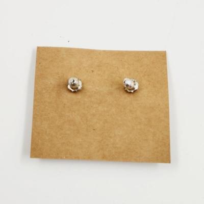 GOLD TONED DANGLE FROG EARRINGS