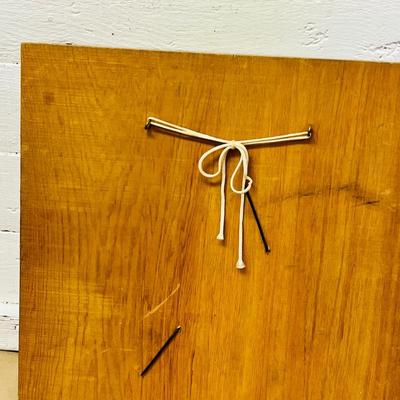 Vintage Chinese Board with Wild Boar Figurine