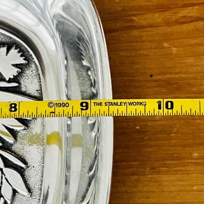 Wilton Armetale Lovebirds Heart Pewter Tray