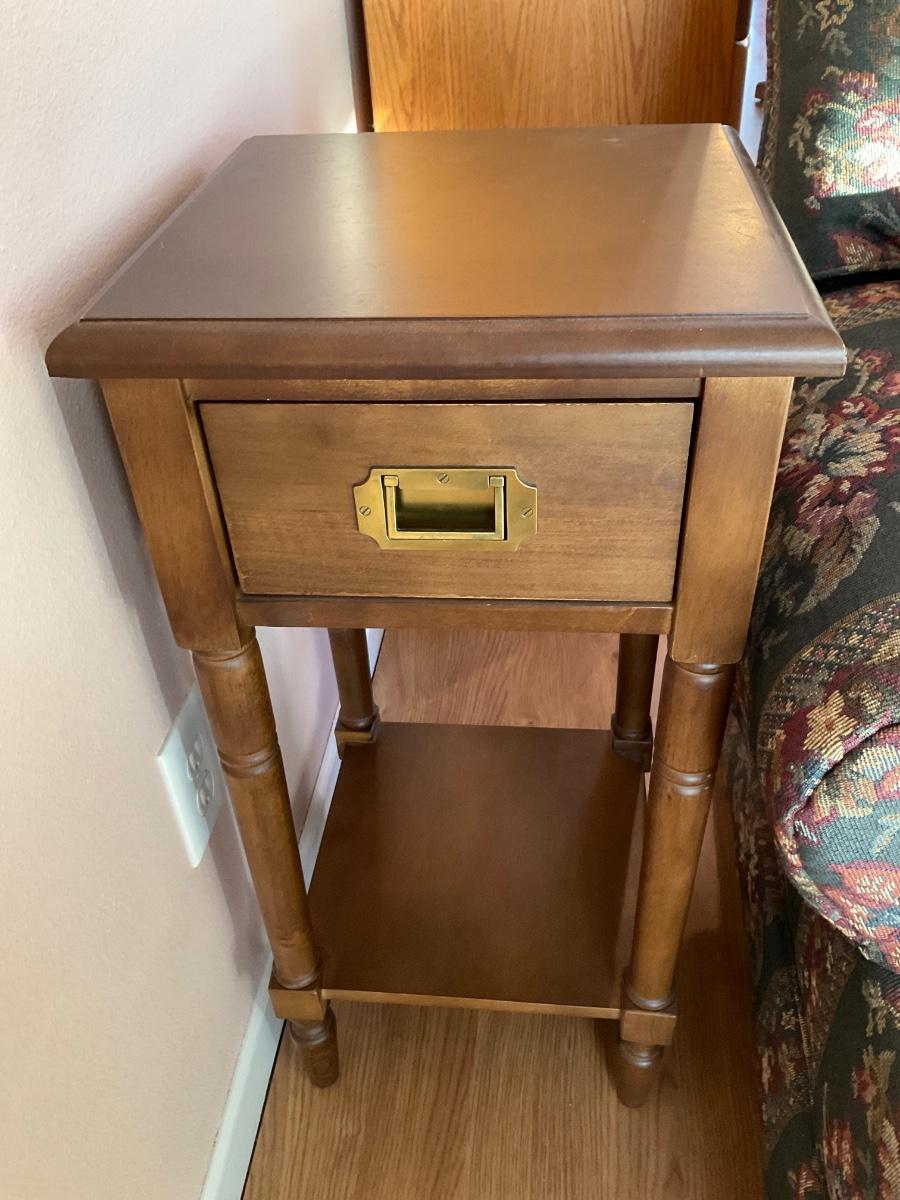 Small end table with drawer