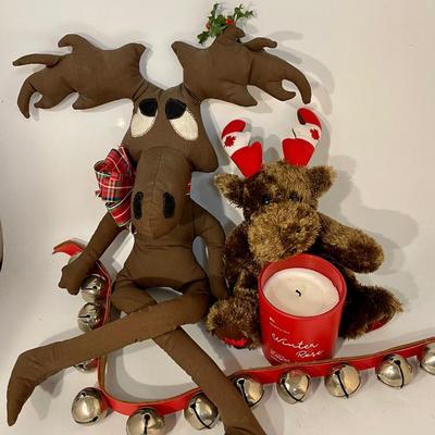 Reindeer themed Christmas Holiday Lot