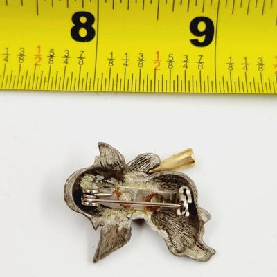 SILVER TONED GUARDIAN ANGEL PIN