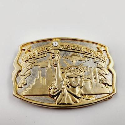 1985 HAMMOND STATUE OF LIBERTY COLLECTORS BELT BUCKLE