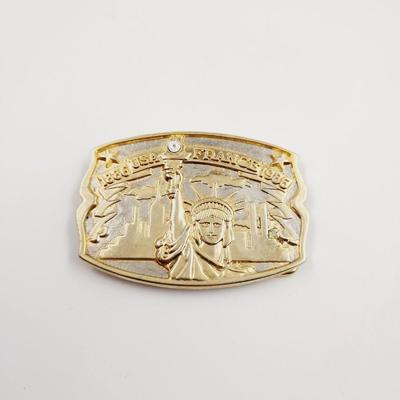 1985 HAMMOND STATUE OF LIBERTY COLLECTORS BELT BUCKLE
