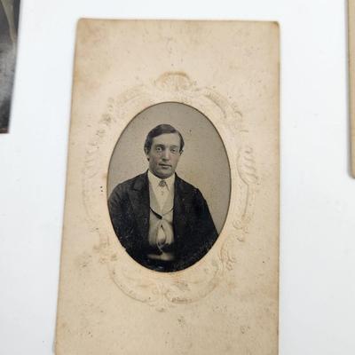 1800S TIN TYPE PORTRAIT PICTURE BUNDLE