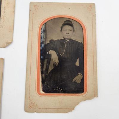 1800S TIN TYPE PORTRAIT PICTURE BUNDLE