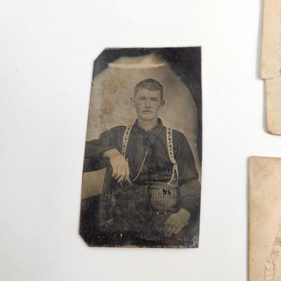 1800S TIN TYPE PORTRAIT PICTURE BUNDLE