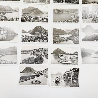 VINTAGE LUGANO SWITZERLAND PICTURE BUNDLE
