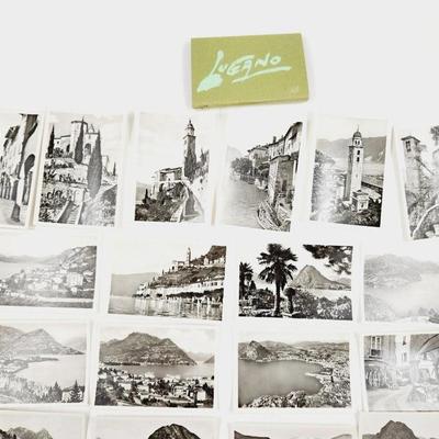 VINTAGE LUGANO SWITZERLAND PICTURE BUNDLE