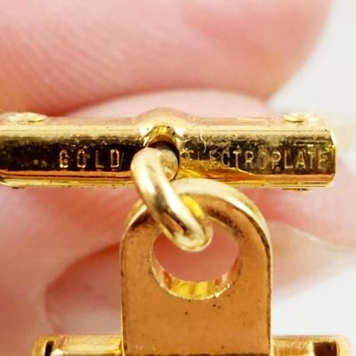 VINTAGE PARKEY GOLD ELECTROPLATED KEY CHANGE W/ CASE