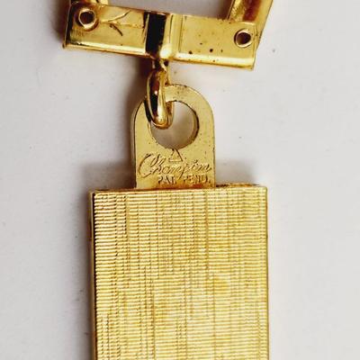 VINTAGE PARKEY GOLD ELECTROPLATED KEY CHANGE W/ CASE