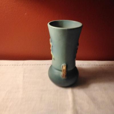 Roseville Pottery Apple Blossom Vase 381-6 Circa 1949