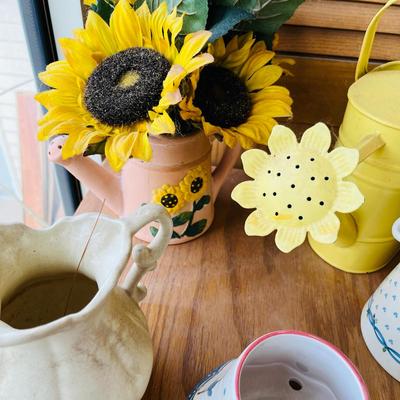 Lot of Teapot / Water can decor