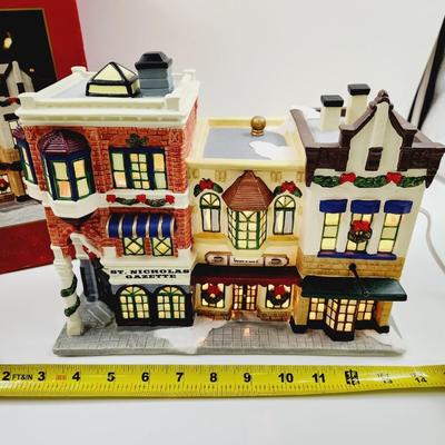 CHRISTMAS ST NICHOLAS SQUARE GAZETTE, COCOS CAFE & WINTERS BAKERY