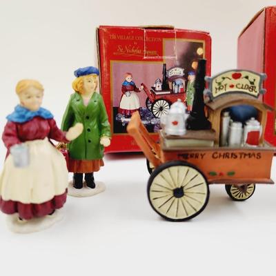 CHRISTMAS ST NICHOLAS SQUARE FIGURINE DECORATIONS