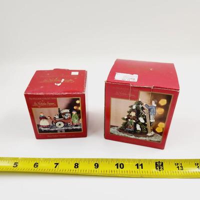 CHRISTMAS ST NICHOLAS SQUARE FIGURINE DECORATIONS