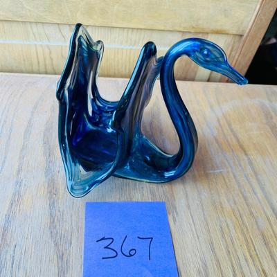 Murano glass Swan Napkin holder