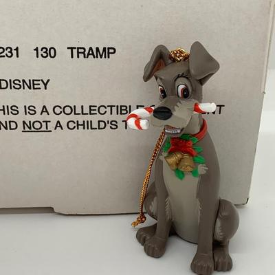 LOT 8: Christmas Magic Disney Ornaments: Peter Pan, Dumbo & Tramp