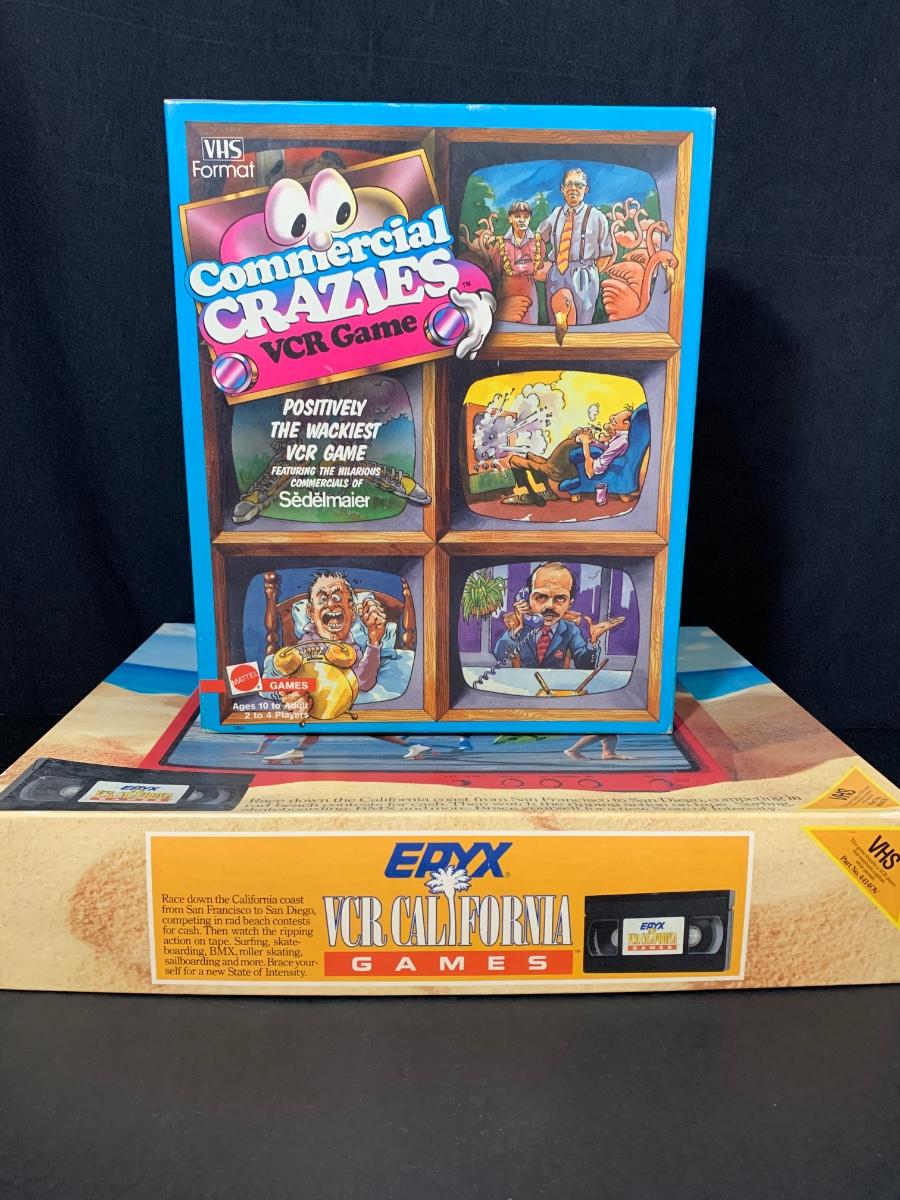 LOT 34R Vintage VHS Games Commercial Crazies & EPYX
