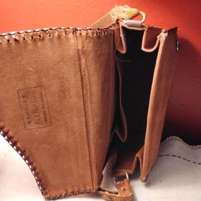 Rare Vintage 1950's Alligator Handbag Purse Full Head Taxidermy Mount Shoulder or Top Handle Bag