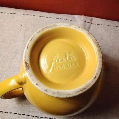 Vintage Fiesta Ware Medium Teapot Original Gold