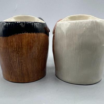 Pair of Guinea Pig Egg Cups by Quail Ceramics 2010