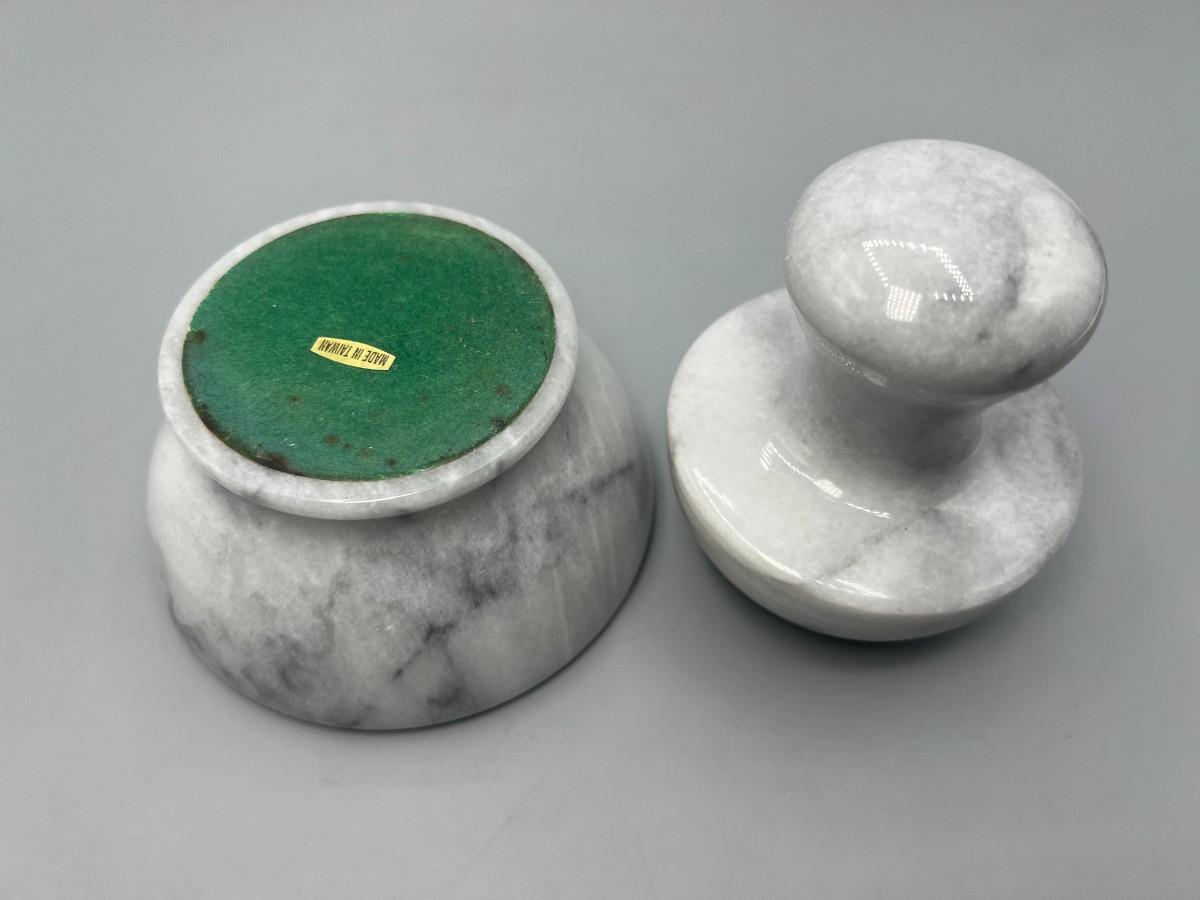 Marble Stone Mortar and Pestle Muddler Spice Grinder