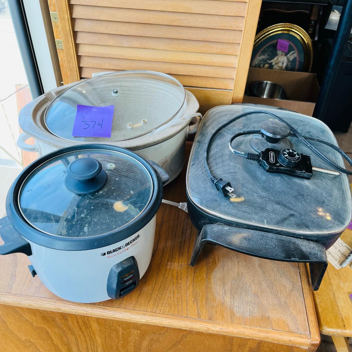 Crock pots Slow cooker electric skillet