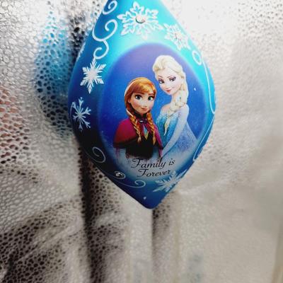 DISNEY FROZEN HEIRLOOM GLASS "FRIENDS WARM YOUR HEART" COLLECTABLE ORNAMENTS
