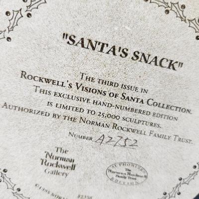 ROCKWELLS VISIONS OF SANTA COLLECTION - SANTAS SNACK