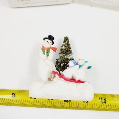 HALLMARK KEEPSAKE MAGIC ORNAMENT - ITS THE MOST WONDERFUL TIME OF THE YEAR