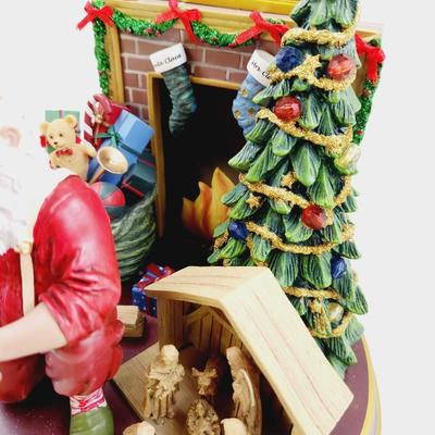 THOMAS KINCADE "TRUE MEANING OF CHRISTMAS" ANIMATED DECOR - READ DESCRIPTION