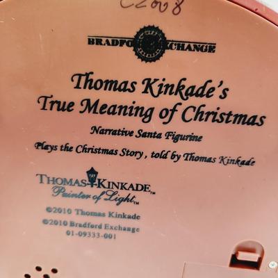 THOMAS KINCADE "TRUE MEANING OF CHRISTMAS" ANIMATED DECOR - READ DESCRIPTION