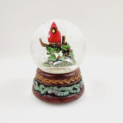 DEPARTMENT 56 SNOWY CARDINAL MUSIC BOX - WORKS
