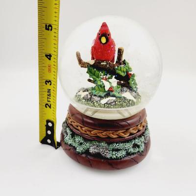 DEPARTMENT 56 SNOWY CARDINAL MUSIC BOX - WORKS