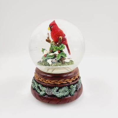 DEPARTMENT 56 SNOWY CARDINAL MUSIC BOX - WORKS