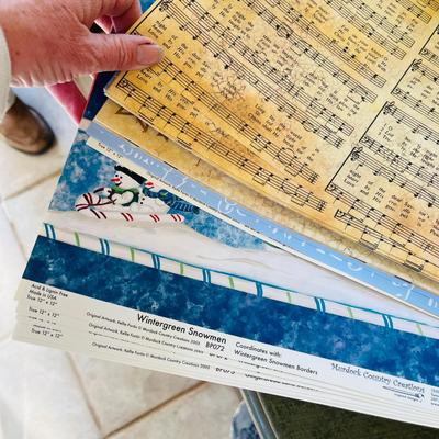 Lot of scrapbook paper